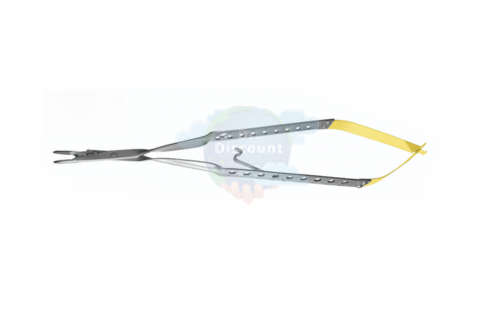 Иглодержатель с режущими кромками, Thumlok Micro TC, изогнутый, 15,7 см